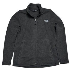 THE NORTH FACE FLEECE Grey Outdoor Designer Spring Fall Jacket Womens Medium